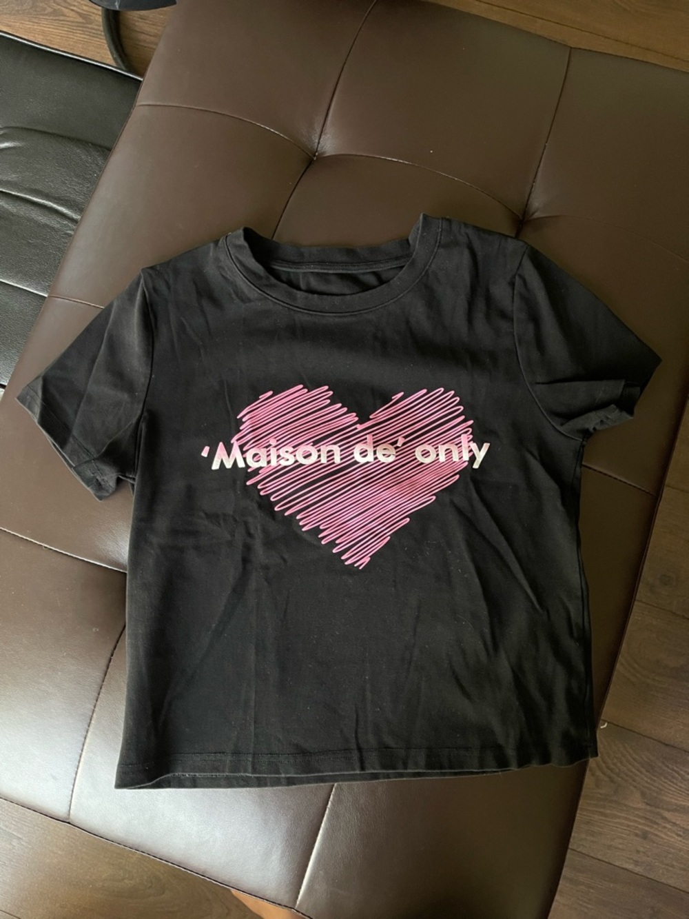 Black Maison de Only Tee